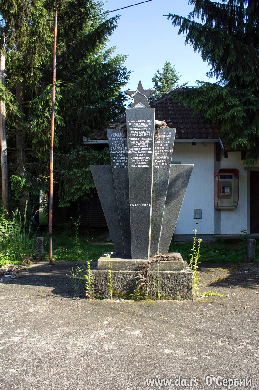 Памятник погибшим во Второй Мировой войне односельчанам