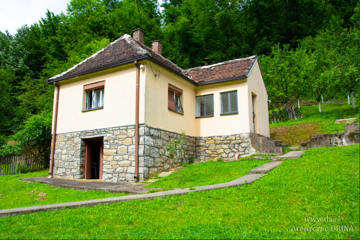 Небольшой дом с садом в пригороде Лозницы